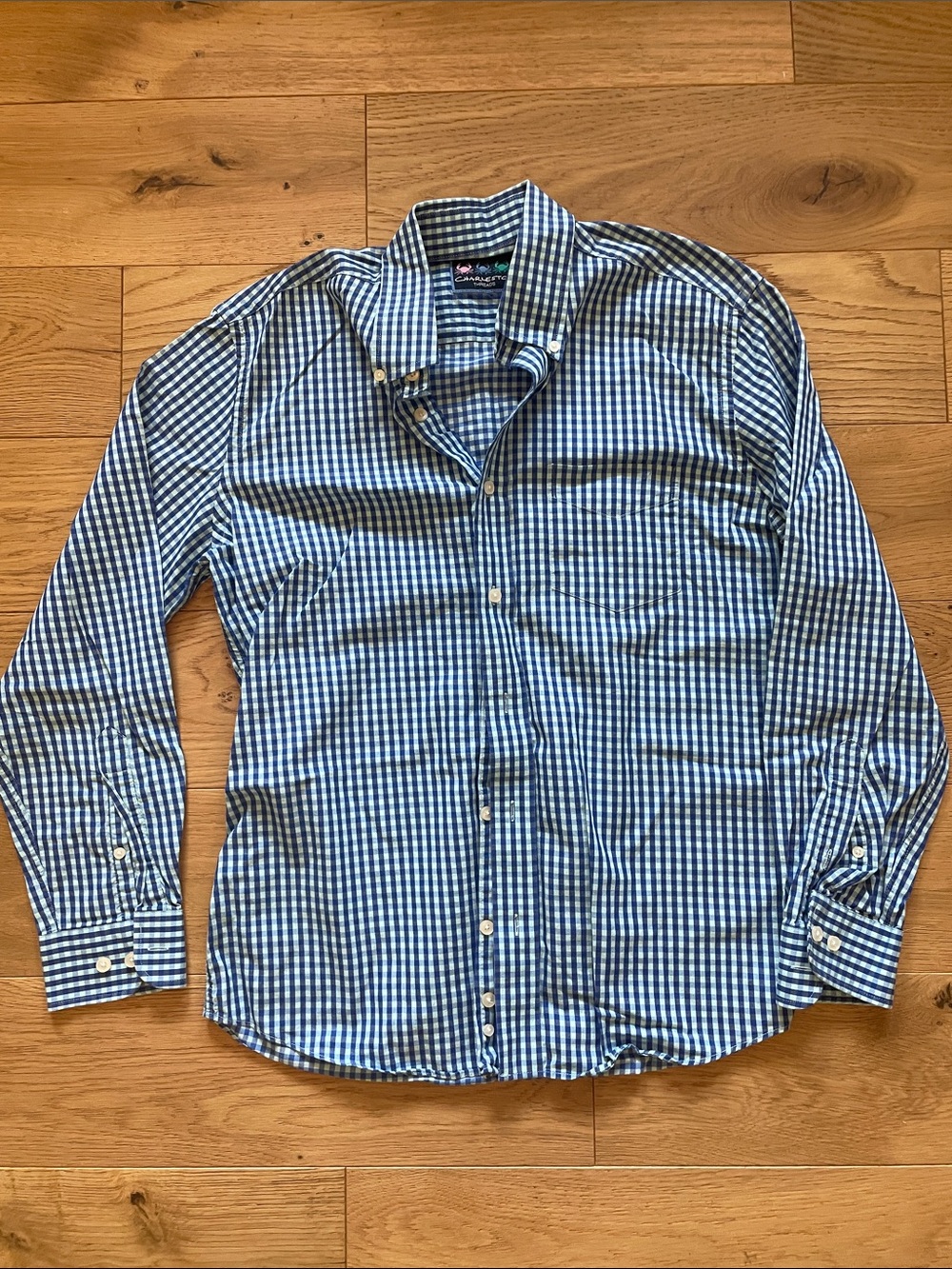 Charleston Threads Men’s Blue Button Down